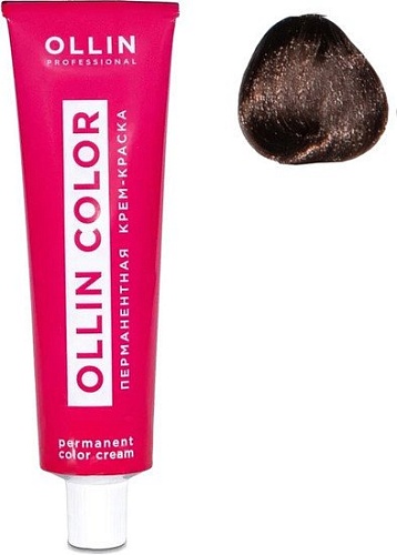 Крем-краска Ollin Professional Color перманентная 5/71 светлый шатен коричнево-пепельный 60 мл