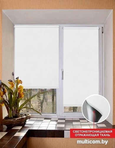 Рулонные шторы Lm Decor Симпл Блэкаут LM 68-01 110x160
