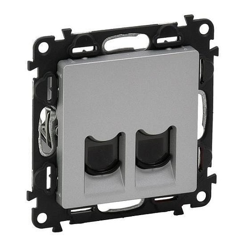 Розетка Legrand Valena Life 753339 (алюминий)