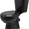 Унитаз Керамин Гранд однорежимный, сидение из полипропилена (черный)