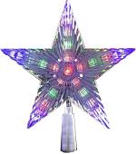 Елочная верхушка Luazon Звезда белая елочная 1077216 (мульти)