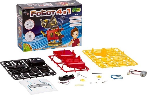Набор для опытов Bondibon Науки с Буки Роботы 4 в 1 ВВ3342