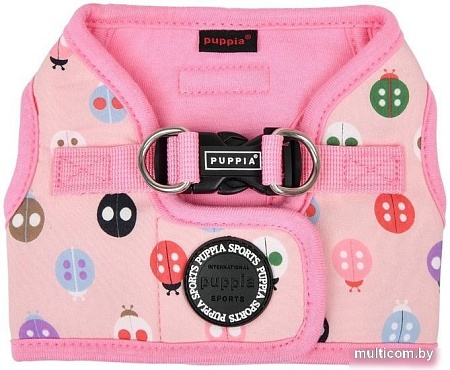 Шлейка-жилетка Puppia Lady Beetle-B PAWA-HB1957-PK-XL (розовый)