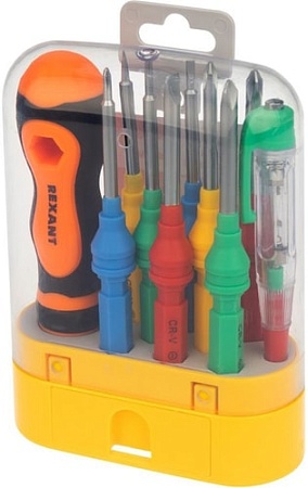 Набор отверток Rexant 12-4777 (10 предметов)