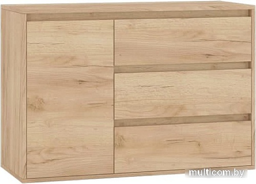 Комод Интермебель Рио-2 (дуб крафт золотой)