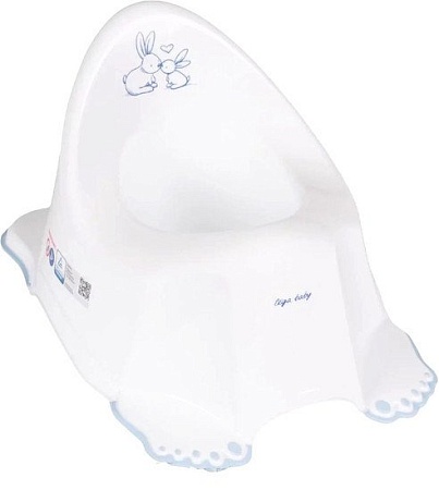 Детский горшок Tega Эко Зайчики РО-059-103 (белый)