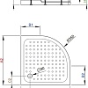 Душевой поддон Radaway Rodos A Compact 90x90 [4P99155-03]