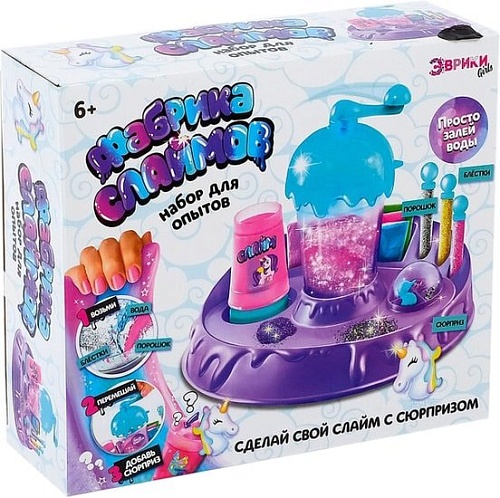 Набор для опытов Эврики Фабрика слаймов 4445397