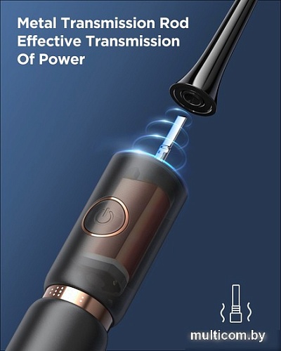 Электрическая зубная щетка Fairywill P11 (черный, 8 насадок)