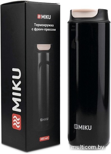 Термокружка Miku 480мл (черный)