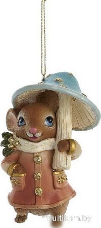 Елочная игрушка Kurt S. Adler Мышь с грибком E0923