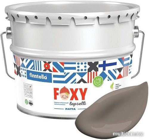 Краска Finntella Foxy Lapselli Matte Pollo F-50-1-9-FL215 9 л (коричневый)