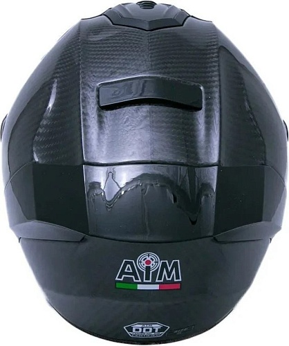 Мотошлем AIM RH360 360-001-L (L, глянцевый карбон)