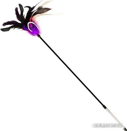 Игрушка для кошек Triol Удочка-дразнилка гибкая Перья C4016 54 см