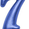 Свеча для торта Мультидом Овал Цифра 7 МС5-47 (синий)
