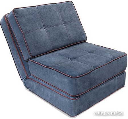 Кресло-кровать Лама-мебель Раскладное Марио (Bahama Denim/Bahama Grey)