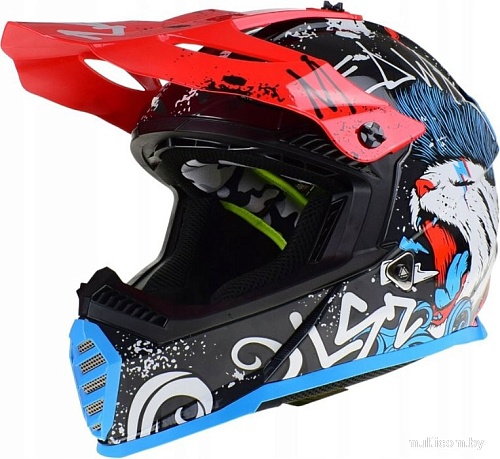 LS2 MX437 Fast 2 Mini Starmaw (M, черный)