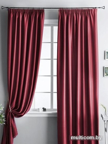 Комплект штор Pasionaria Блэквуд 400x240 (бордовый)