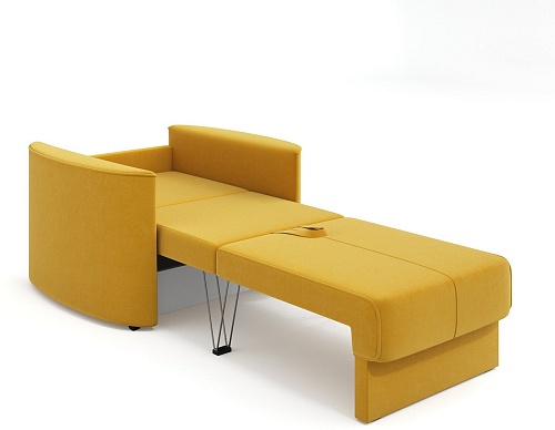 Кресло-кровать Mio Tesoro Амми (Velutto 56, желтый)