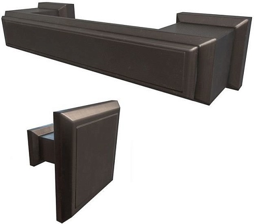 Готовая кухня Интерлиния Мила Деко 1.68x3.2 левая (луна-луна-травертин серый)