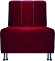 Интерьерное кресло Brioli Руди П (велюр, B48 вишневый)