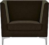 Интерьерное кресло Brioli Виг (рогожка, J5 коричневый)