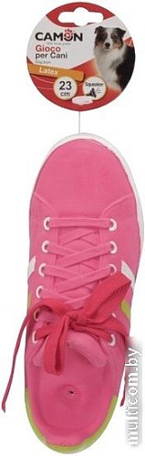 Игрушка для собак Camon Кроссовок розовый с пищалкой AH209/B