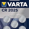 Элементы питания Varta Lithium CR2025 3V 6025229405 (5шт)