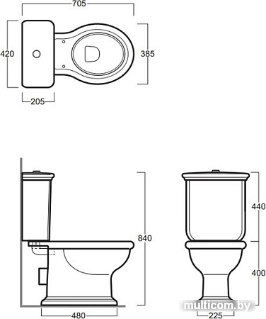 Унитаз Simas Lante [LA08]
