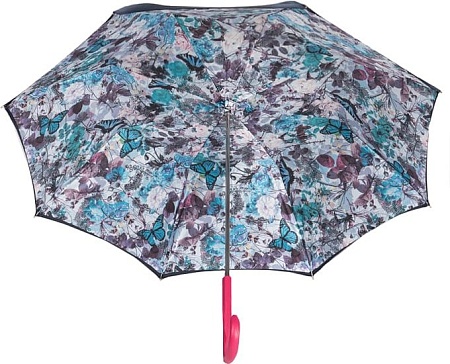 Зонт Pasotti Blu Butterfly Biruza Original
