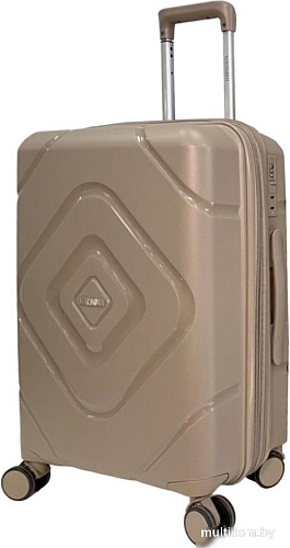 Чемодан-спиннер Mironpan 23104 58 см (светло-серый)