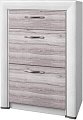Комод Anrex Olivia 3S/56 (вудлайн кремовый/дуб анкона)