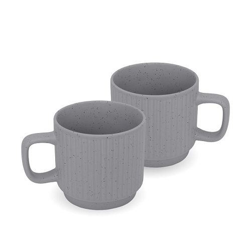 Набор кружек Mandarin Decor Лилинг DS22C31639B-400-2G (2шт, серый)