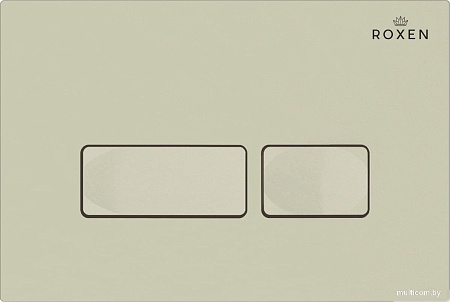 Унитаз приставной Roxen Antares в комплекте с инсталляцией Attach 5 в 1 967071 (кнопка: пастель бежевый)