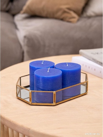 Набор свечей Мелт 75 мм (3 шт, синий)