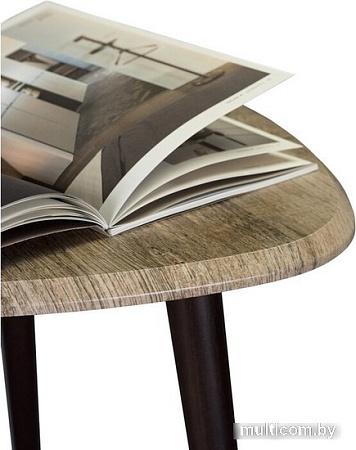 Журнальный столик Мебелик BeautyStyle 7 (дуб крымский состаренный/венге)