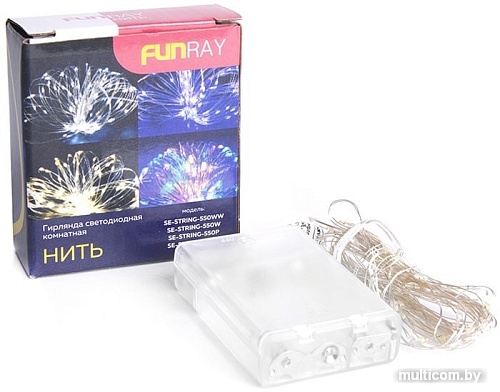 Гирлянда Funray Нить SE-STRING-550WW 2660 (теплый белый)