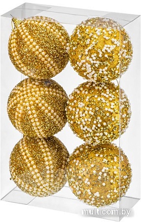 Елочная игрушка Elan Gallery Жемчужины на золотом 970105
