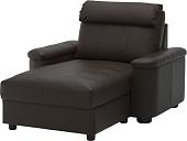 Кресло Ikea Лидгульт 992.661.52 (гранн/бумстад темно-коричневый)