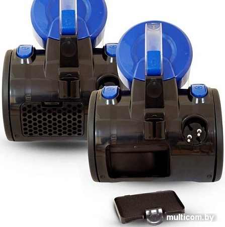 Пылесос Ginzzu VS427 (черный/синий)