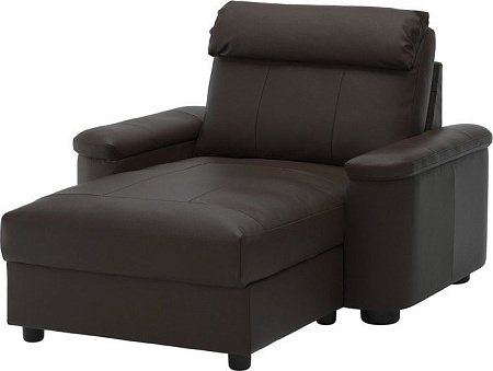 Кресло Ikea Лидгульт 992.661.52 (гранн/бумстад темно-коричневый)