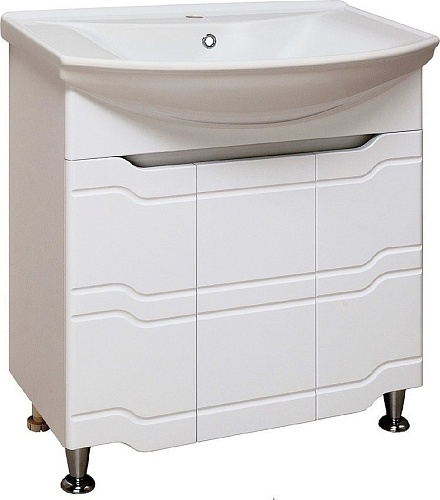 Runo Тумба с умывальником Runo Стиль 75 + Стиль 75 (напольная)