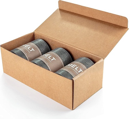 Набор свечей Мелт 100 мм (3 шт, черный)