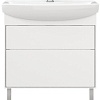 Belux Тумба под умывальник Клермонт Н70-02 (1, белый глянцевый)