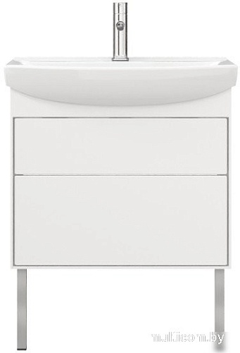 Belux Тумба под умывальник Клермонт Н70-02 (1, белый глянцевый)