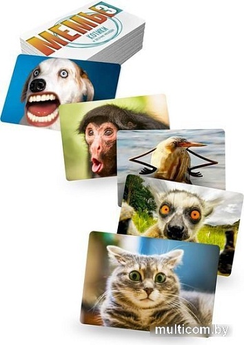 Настольная игра Экономикус МЕМЫ 3: Котики и прочие нелюди