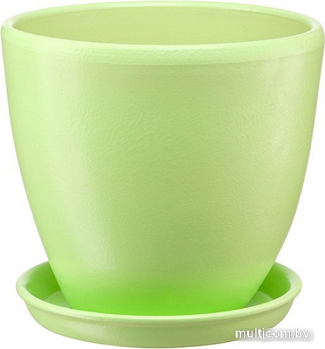 Вазон Вещицы Бутон BH-30-2 2.4 л (нежно-салатовый)