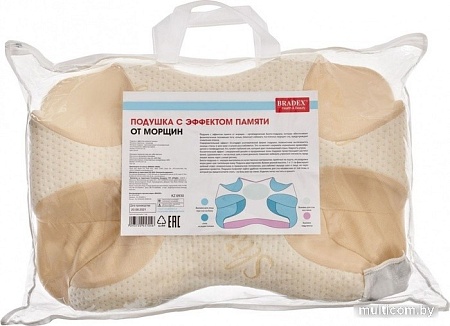 Ортопедическая подушка Bradex От морщин KZ 0930 (57x37)