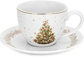 Чашка с блюдцем Fissman Christmas 14021