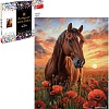 Алмазная мозаика Феникс+ Лошадь в маковом поле 70856